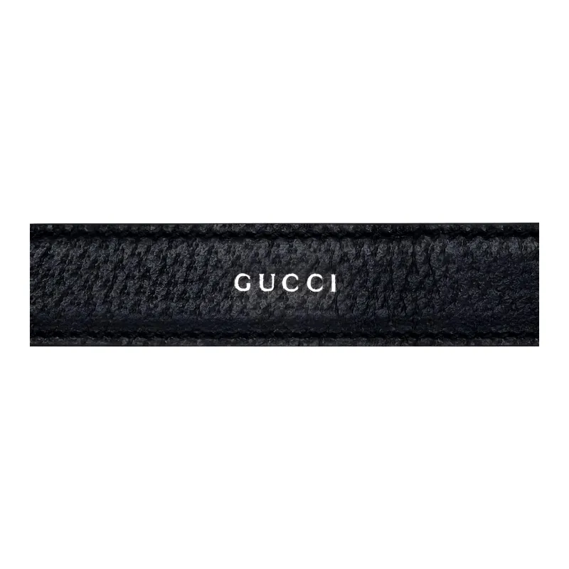 GUCCI Ophidia Leather Bag Straps Women's Blue-2