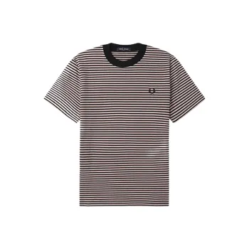 FRED PERRY Striped Cotton T shirt