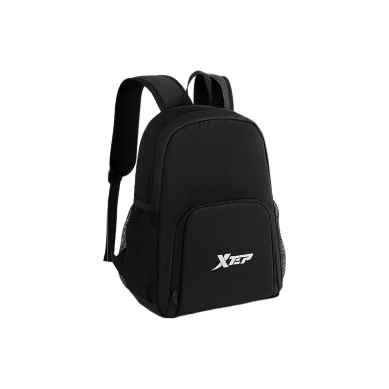 XTEP Polyester Backpack Unisex Black-0