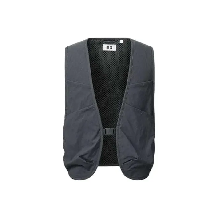 UNIQLO U Collection SS24 Vest Men's Dark Gray-0