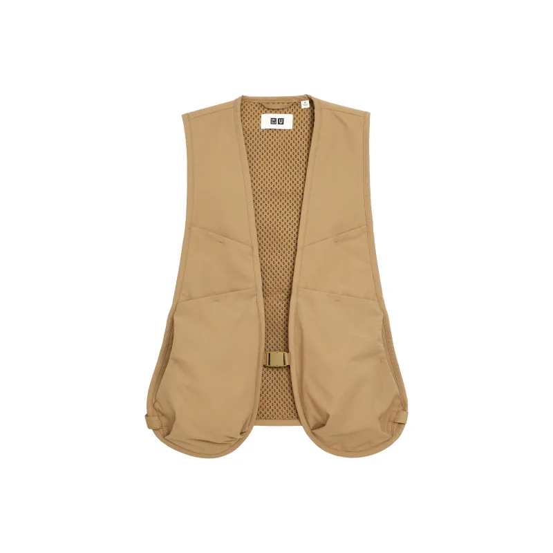UNIQLO Vests Men Dark Beige-0