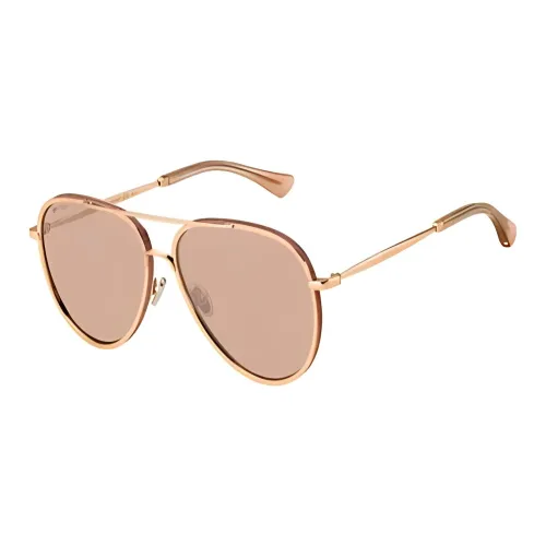 Jimmy Choo Aviator Sunglasses Women's Gold