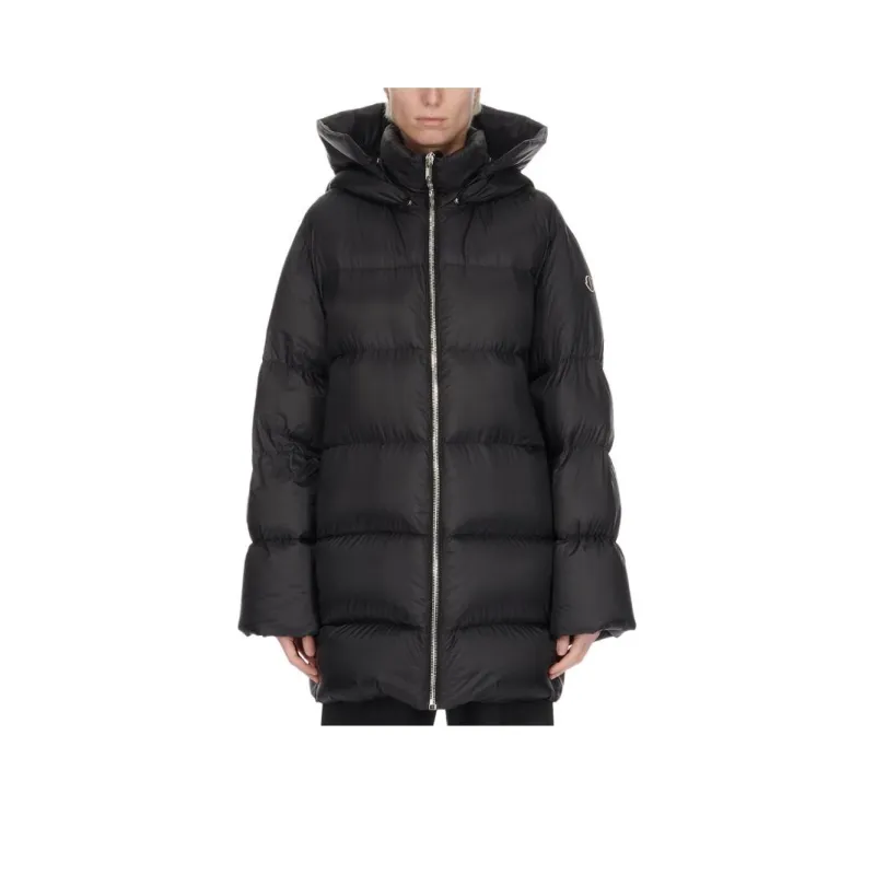 RICK OWENS Hooded Cyclopic Coat-0
