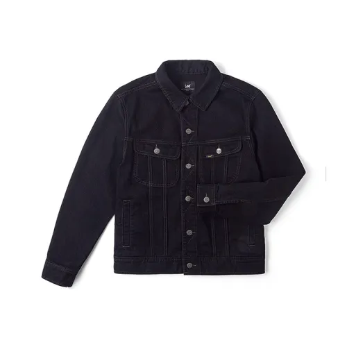 Lee Denim Jackets Men Black