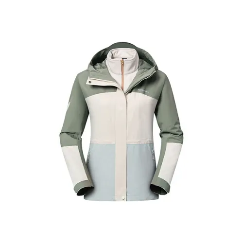 MERRELL Windbreaker Hoodies jacket Women's Army Green
