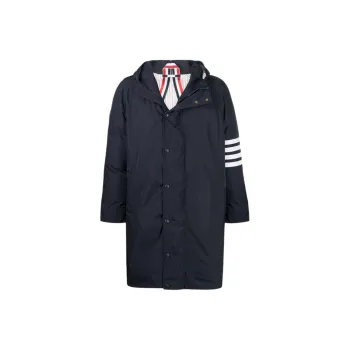 THOM BROWNE Twill 4 Bar Football Sideline Parka