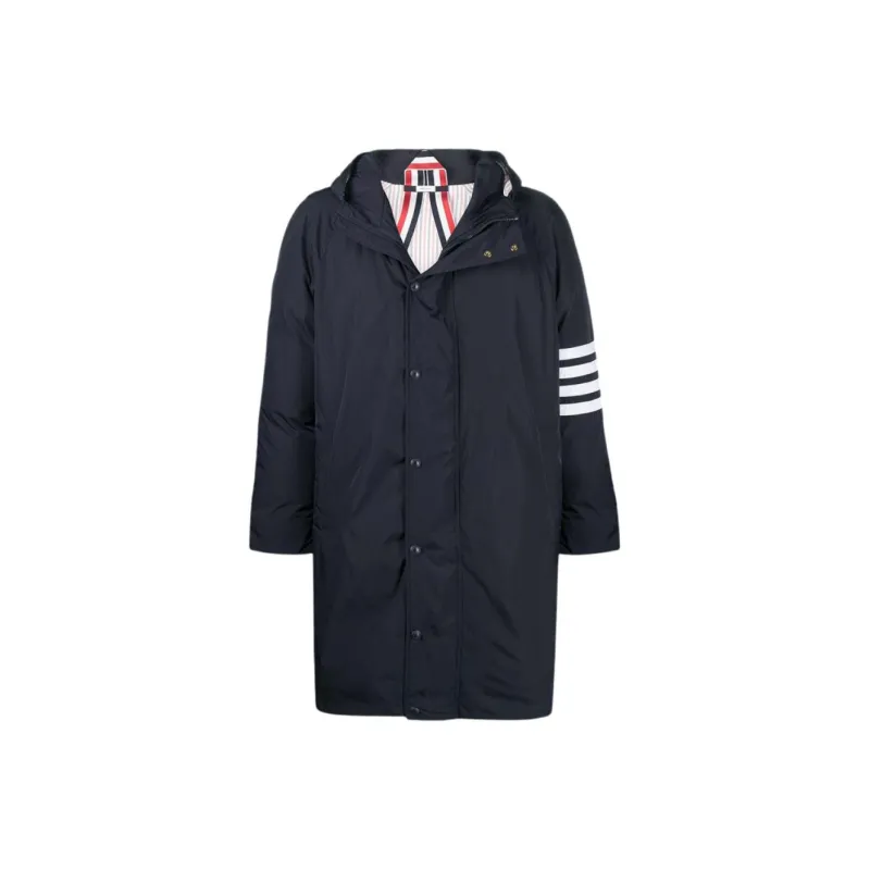 THOM BROWNE Twill 4 Bar Football Sideline Parka-0