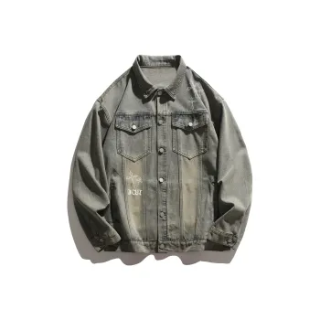 JCUI Denim Jackets Unisex