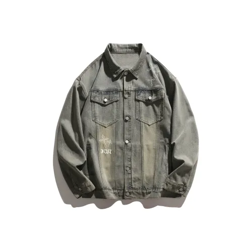 JCUI Denim Jackets Unisex