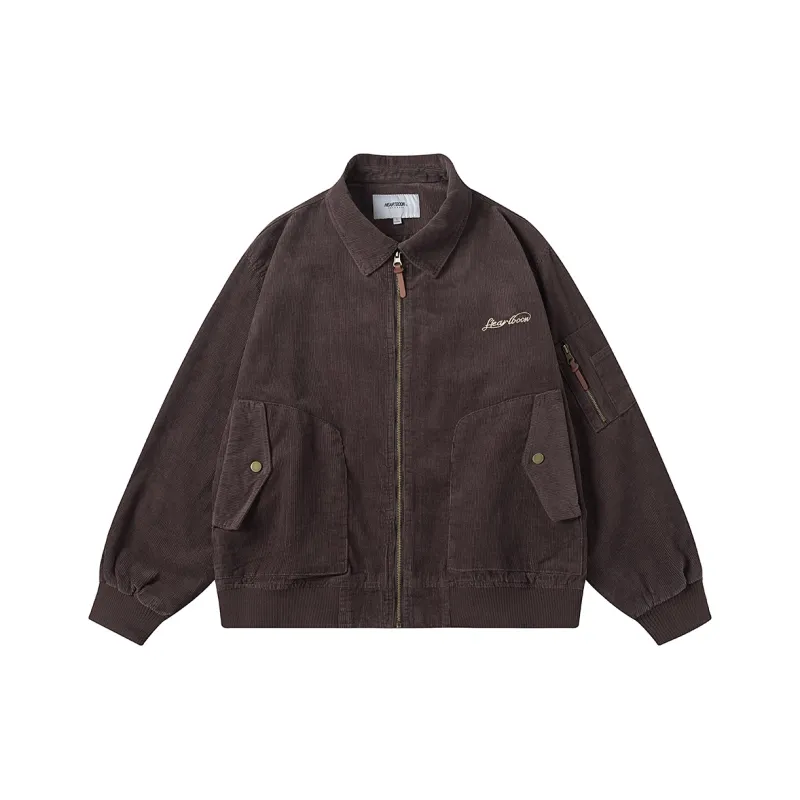 Heartboon Jackets Coats Unisex Brown-0