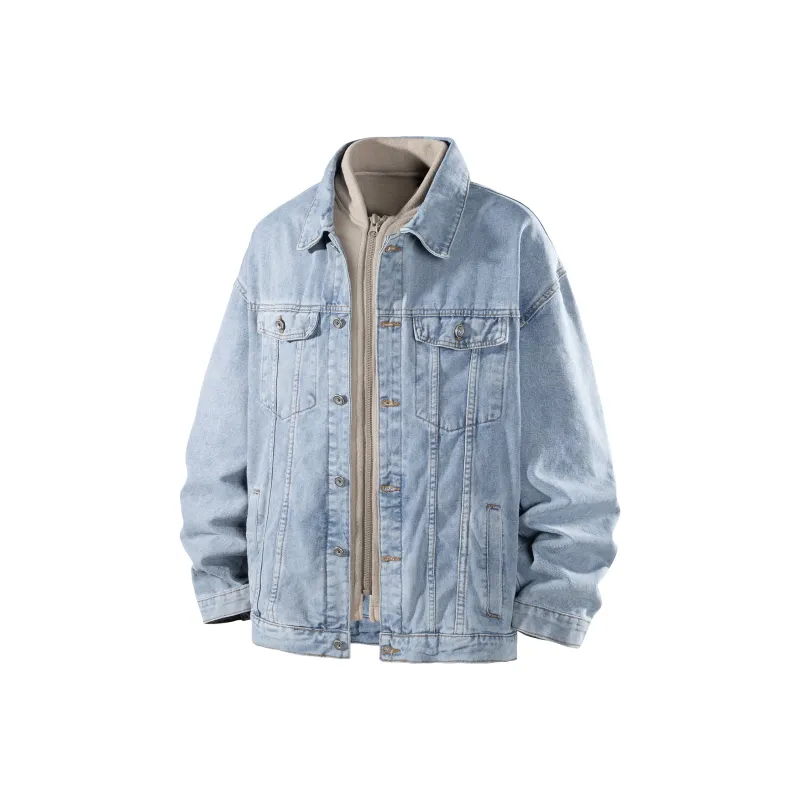 MERRTO Denim Jackets Unisex-11