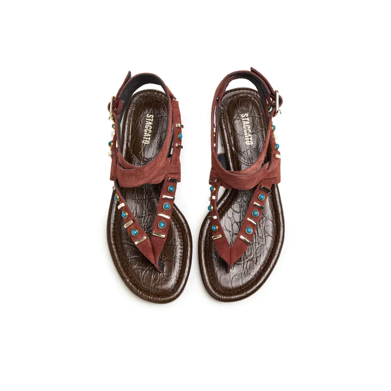 Staccato Roman Holiday One Strap Sandals Women's-7