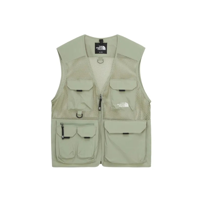 THE NORTH FACE M'S Exploring Mesh Vest Light Green Korea Version-0