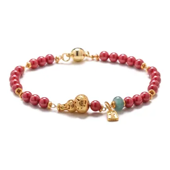 Phoenix Nirvana Reconstructed Cinnabar Bracelets Unisex