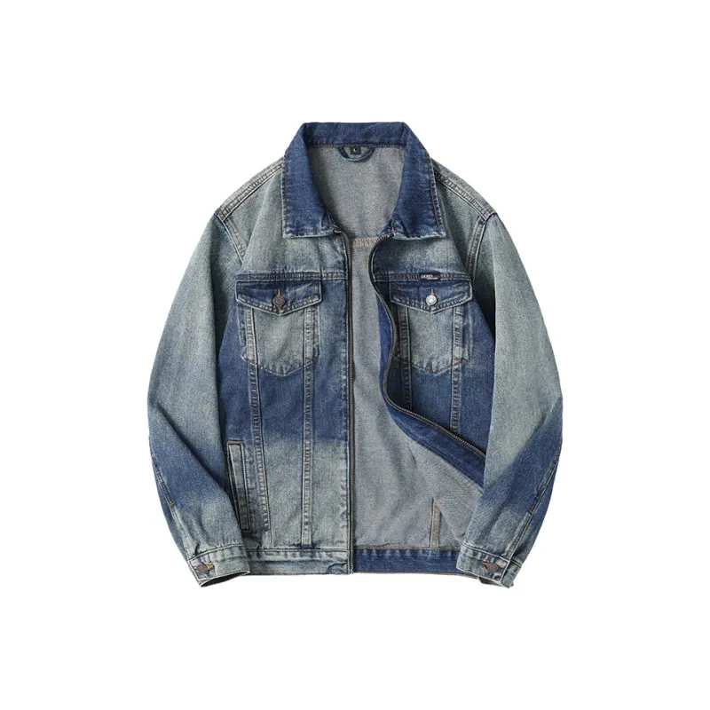SANTASTIC Denim Jacket Men's Blue-0