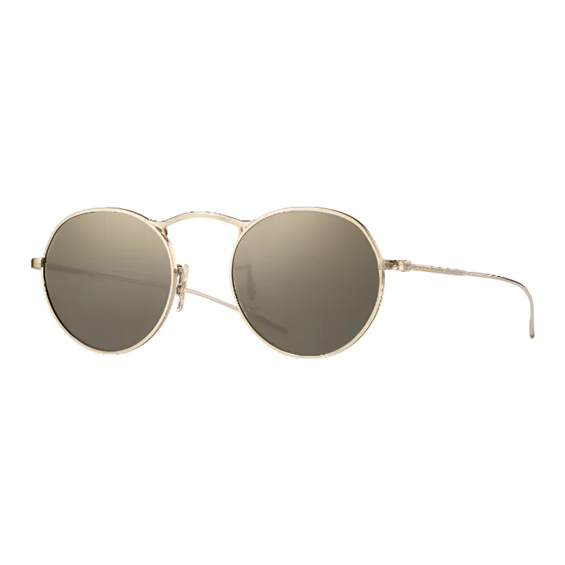 Oliver Peoples - Round Sunglasses Men's Gold-0