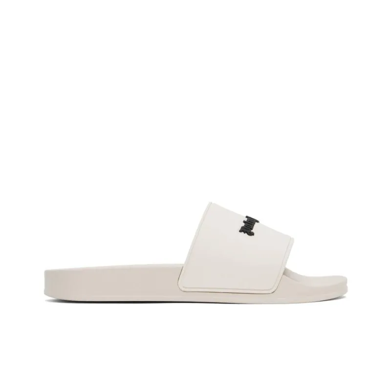PALM ANGELS Slide Slippers Men's White-1