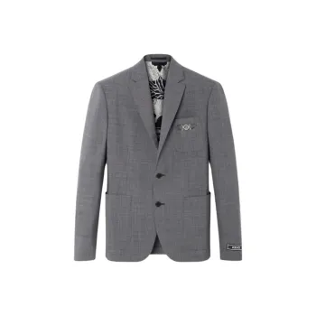 VERSACE Single Breasted Tailored Blazer