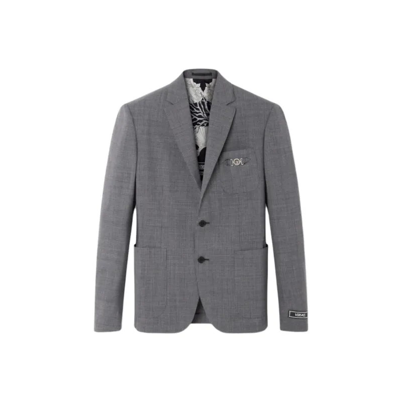 VERSACE Single Breasted Tailored Blazer-0