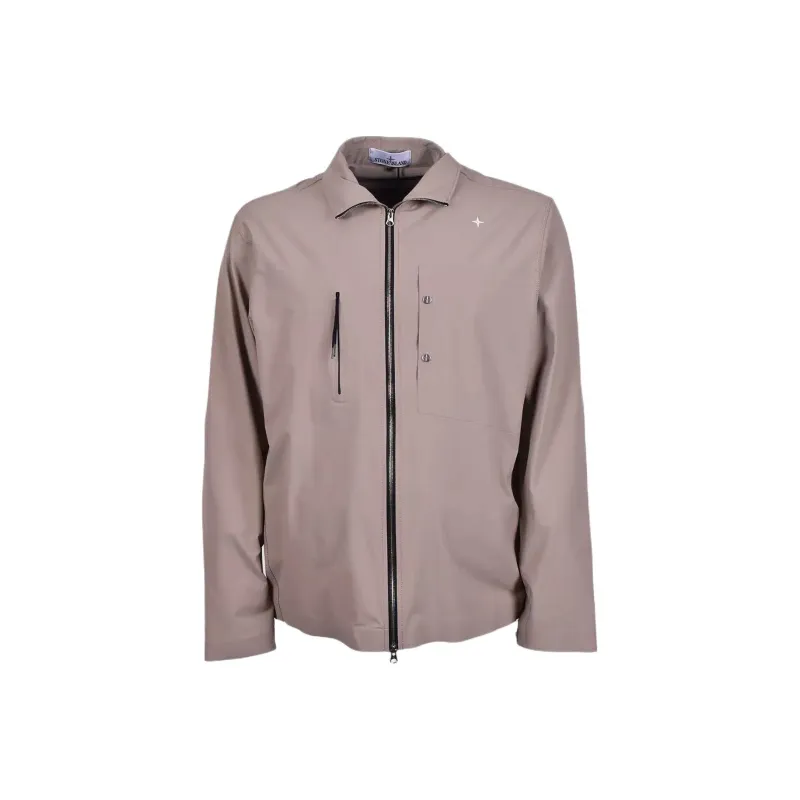 STONE ISLAND Logo embroidered Shirt-0