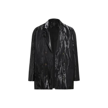 REJJ Business Suits Men Black