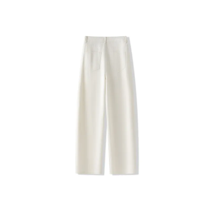 LUYOUYE Jeans Women's White-1