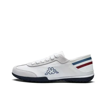 Kappa Back to Back Anti Slip Wear Resistant Low Top Skateboard Shoes Unisex White
