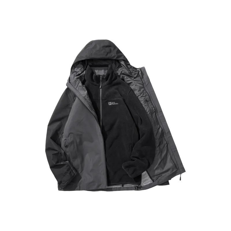 Jack Wolfskin Altenberg Waterproof And Windproof To Keep Warm Windbreaker Jacket Men's Europe Version-7