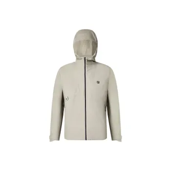 FILA Waterproof And Windproof Windbreaker Jacket Men's Manor Gray