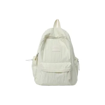BRABOSTON Composite Cloth Backpack Regular Unisex Ecru/Khaki/Pink/Yellow