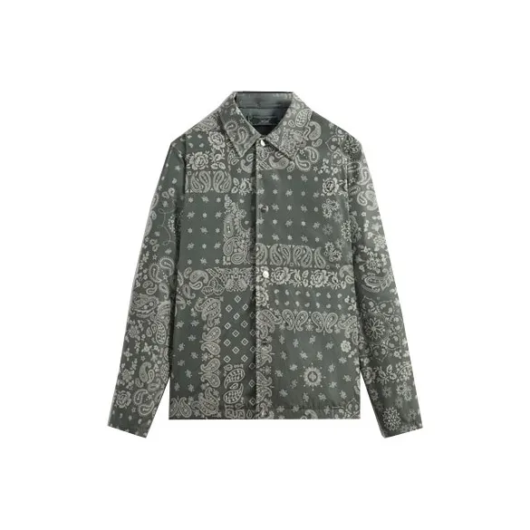 KITH Flocked Deconstructed Bandana Coaches Jacket-0
