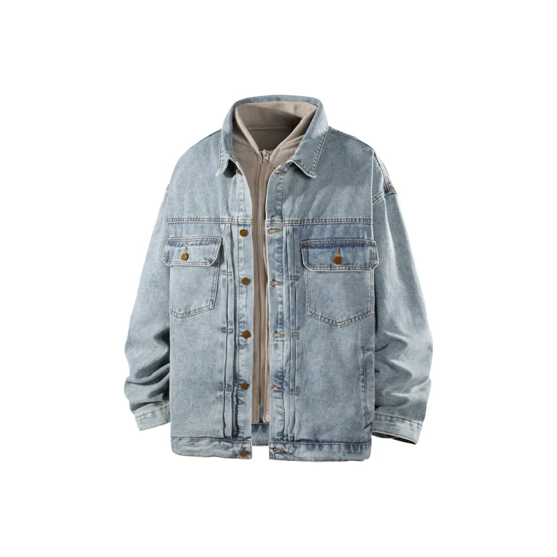 MERRTO Denim Jackets Unisex-36