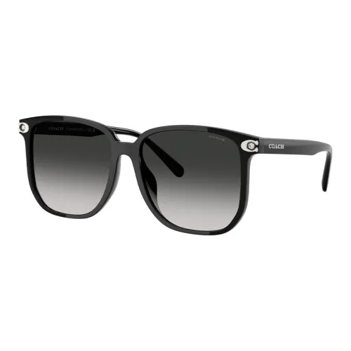 COACH Injection Molded Square Sunglasses Women's Black