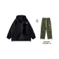 Black (Comes with Army Green Cargo Pants)