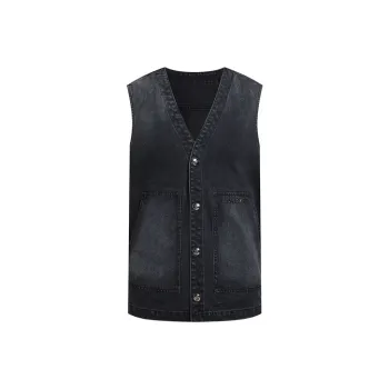 LIUREGALI Vests Men Black