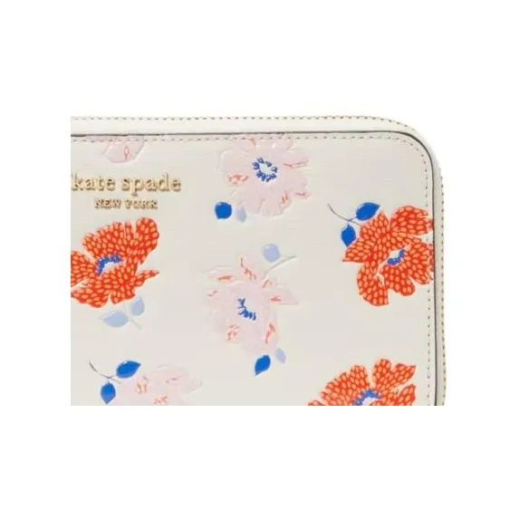 Kate Spade Saffiano Leather Wallet Women's White Multicolor-3