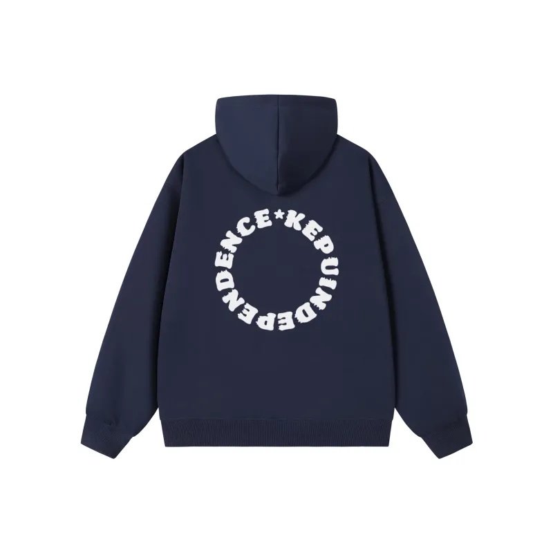 Kepu Sweatshirt Unisex Black Print Neon Green-10