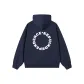 Navy Blue with White Print
