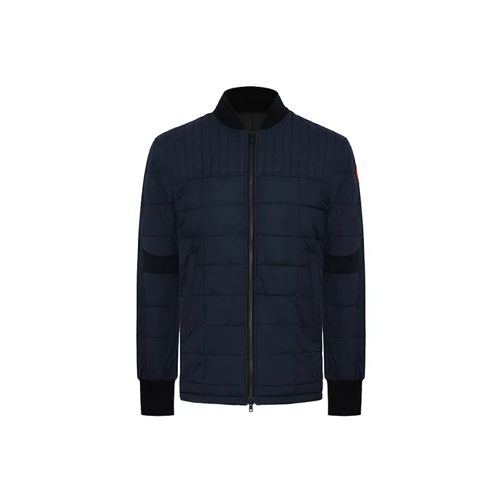 Canada Goose Dunham Series Solid Color Stand Collar Down Jacket Men's Polar Blue-0