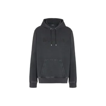 BALMAIN Vintage Logo Embroidered Hoodie
