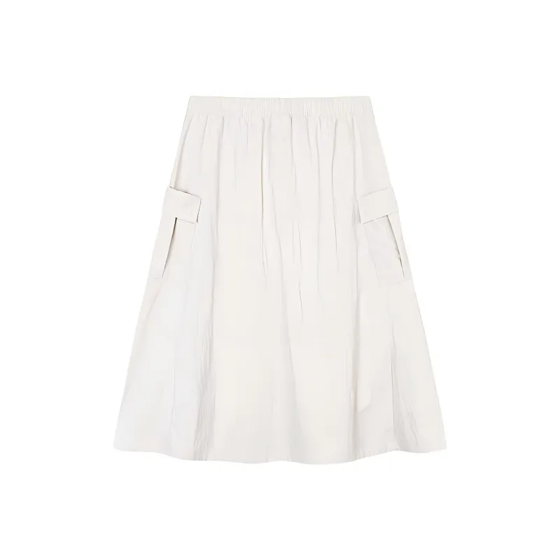 Anta x ZHONGGUOGUOJIADILI,LIANMINGKUAN Outdoor Collection Casual Long Skirt Women's Jade Gray-1