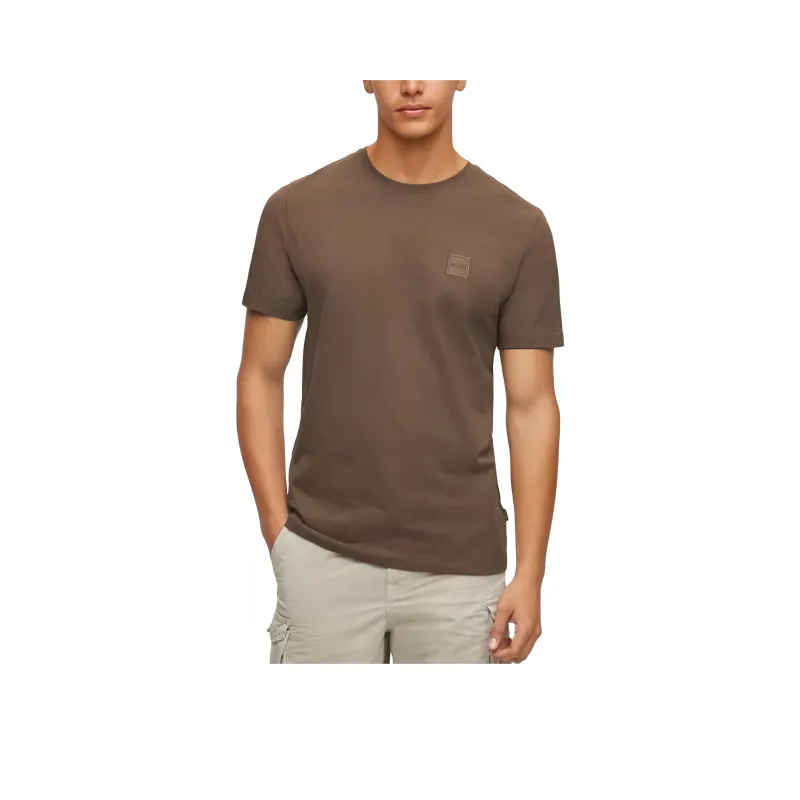 HUGO BOSS T Shirts Men Brown-0
