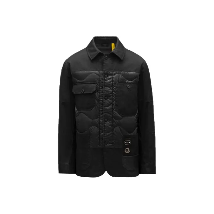 Fragment Design X MONCLER GENIUS MONCLER GENIUS X Fujiwara Hiroshi FRGMT Down Jackets Men Black-0