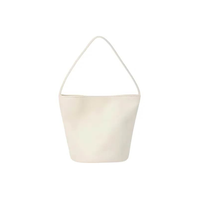 GAP Leather Bucket Bags Handbags Small Size Women's Ivory White-0