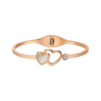 GEMAX Stainless Steel Bangles Women's Rose Gold