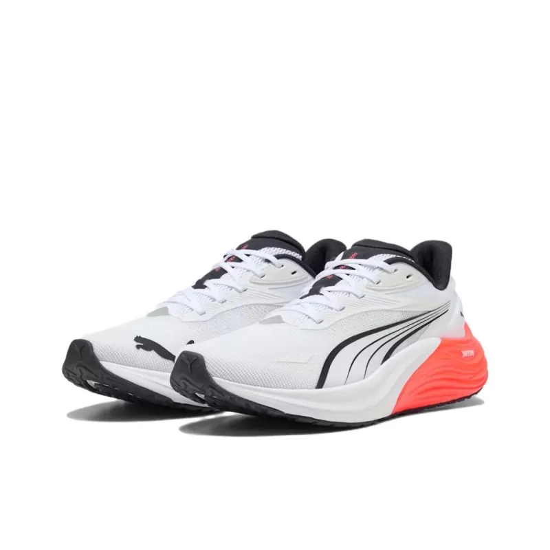 PUMA Electrify Nitro 4 Anti Slip Wear Resistant Low Top Casual Running Shoes Men's White-2