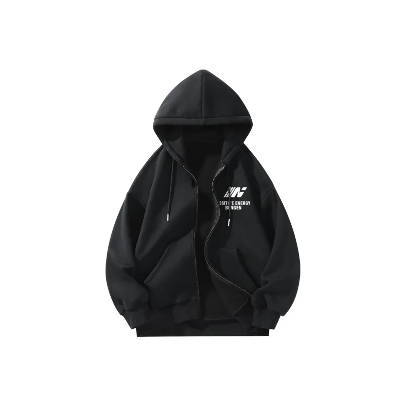BENGEN Jackets Coats Unisex Black-0