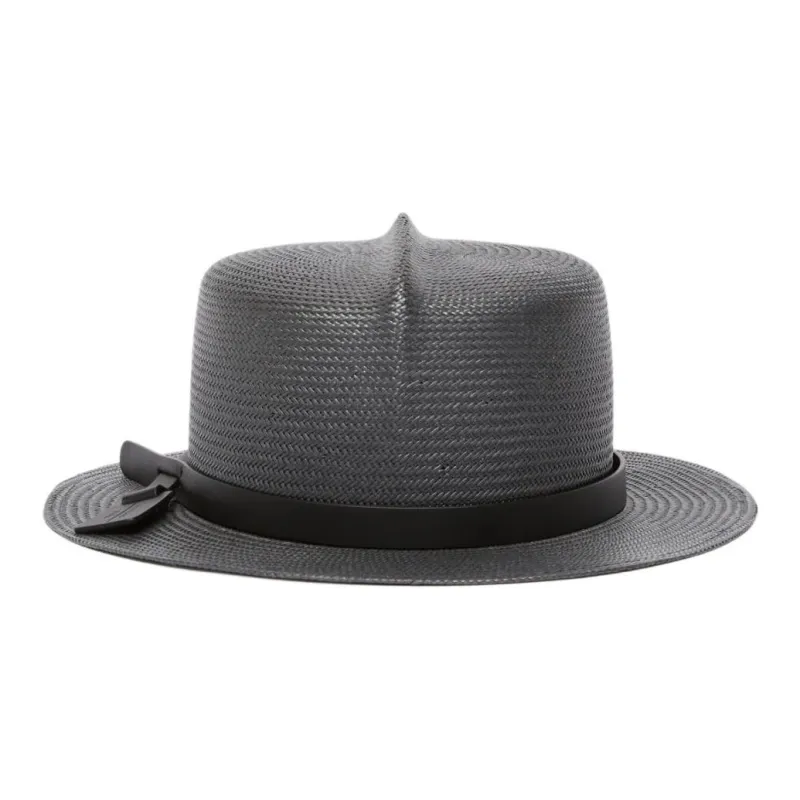WEEKEND MaxMara Leather, Polyester Hats & Caps Unisex Black-1