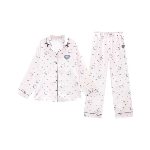 GUKOO x Hello Kitty Sanrio Series Pajama Set Women's Violet Pink