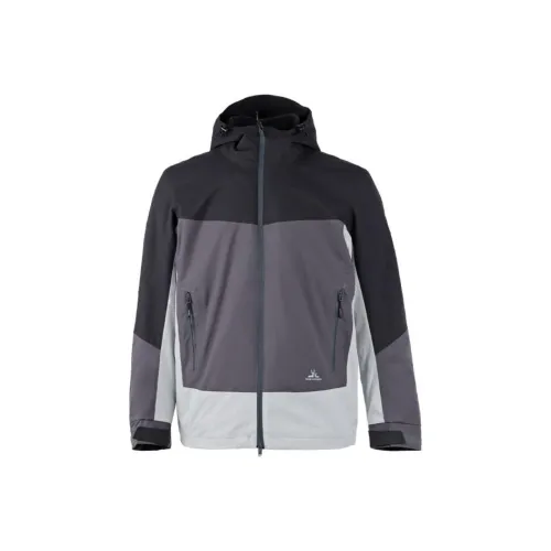 MOBI GARDEN Warm Windbreaker Jacket Men's Silent Gray